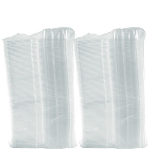 Dart ClearPac SafeSeal rPET Tamper-Resistant Container, ProPlanet Seal, Flat Lid, 24 oz, Clear, 100/Bag, 2 Bags/Carton (CH24DEF)