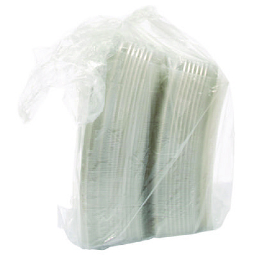 Dart StayLock Clear Hinged Lid Containers, 8.6 x 9 x 3, Clear, Plastic, 100/Pack, 2 Packs/Carton (C55UT1)