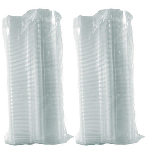 Dart ClearPac SafeSeal Tamper-Resistant/Evident Containers, Flat Lid, 16 oz, Clear, Plastic, 100/Bag, 2 Bags/Carton (CH16DEF)