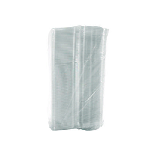 Dart ClearPac SafeSeal Tamper-Resistant/Evident Containers, Domed Lid, 24 oz, Clear, Plastic, 100/Bag, 2 Bags/Carton (CH24DED)