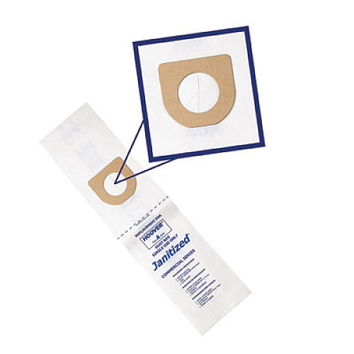 Janitized Vacuum Filter Bags Designed to Fit Hoover Type A, 36/Carton (JANHVA3)