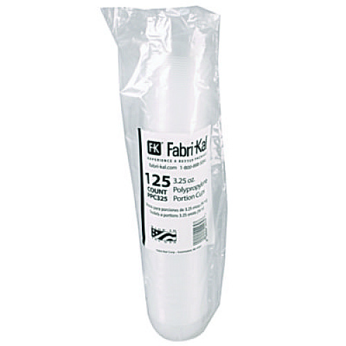 Fabri-Kal Portion Cups, 3.25 oz, Plastic, Clear, 2,500/Carton (PPC325)