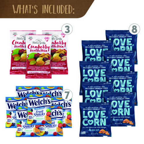 Snack Box Pros Better For You Snack Box, 37 Assorted Snacks/Box (70000154)