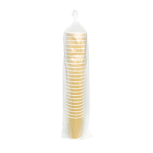 Karat Ripple Hot Cups, 16 oz, Paper, Kraft/White, 500/Carton (CKRC516)