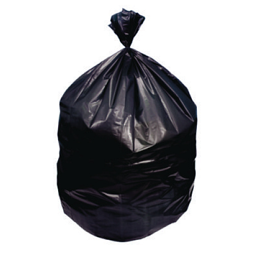 Linear Low Density Can Liners with AccuFit Sizing, 32 gal, 0.9 mil, 33" x 44", Black, 20 Bags/Roll, 5 Rolls/Carton (H6644TKR01)