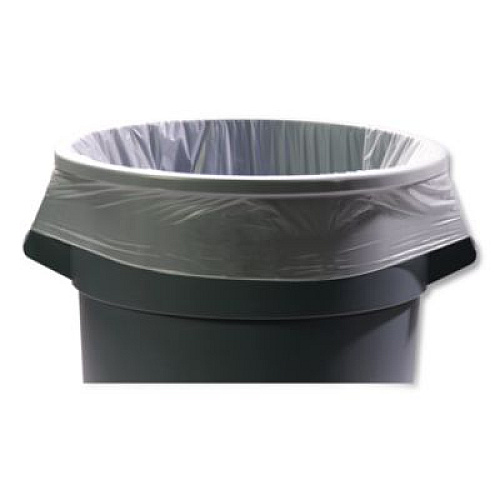 Linear Low Density Can Liners with AccuFit Sizing, 32 gal, 0.9 mil, 33" x 44", Clear, 50/Box (H6644TCRC1)
