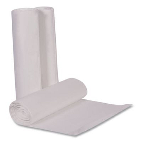 Linear Low Density Can Liners with AccuFit Sizing, 32 gal, 0.9 mil, 33" x 44", Clear, 50/Box (H6644TCRC1)