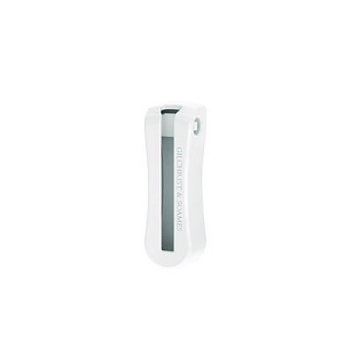 Gilchrist & Soames Pure by Gloss and Guild+Pepper ABS Mini Bracket - Screw Mount, 1.25 x 0.84 x 3.65, White, 48/Carton (100320)