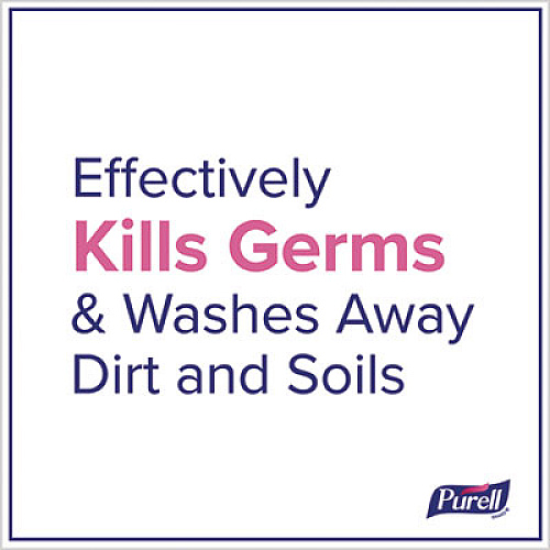 PURELL Antimicrobial Foaming Hand Soap Refill, For ES10 Dispensers, Plum Scent, 1,200 mL, 2/Carton (838202)