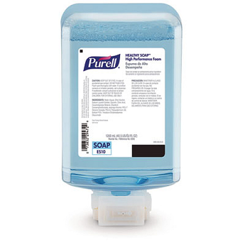 PURELL HEALTHY SOAP with CLEAN RELEASE Technology Refill, For ES10 Dispensers, Fragrance-Free, 1,200 mL, 2/Carton (838502CT)