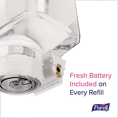PURELL ES10 Dispenser Floor Stand with Automatic Hand Sanitizer Dispenser, 15.56 x 11.75 x 51.82, White (8210DS)