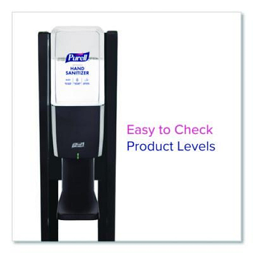 PURELL ES10 Dispenser Floor Stand with Automatic Hand Sanitizer Dispenser, 15.56 x 11.75 x 51.82, Graphite (8214DS)