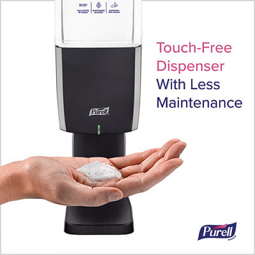 PURELL ES10 Automatic Hand Sanitizer Dispenser, 4.33 x 3.96 x 10.31, Plated Chrome (8328E1)
