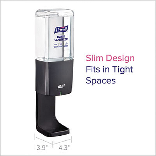PURELL ES10 Automatic Hand Sanitizer Dispenser, 4.33 x 3.96 x 10.31, Plated Chrome (8328E1)