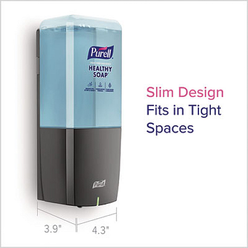 PURELL ES10 Automatic Hand Soap Dispenser, 1,200 mL, 4.33 x 3.96 x 10.31, Graphite (8334E1)