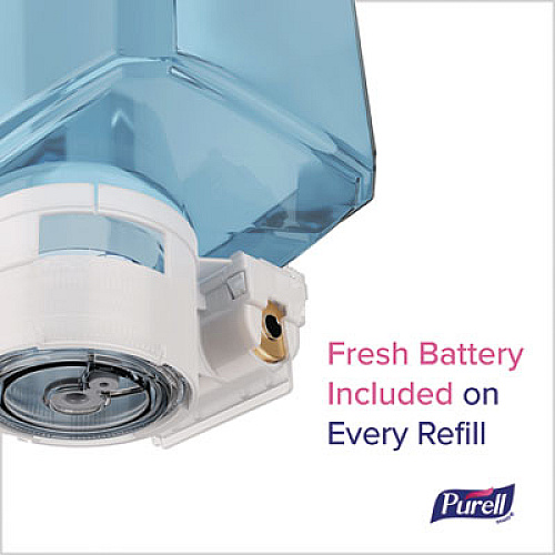 PURELL ES10 Automatic Hand Soap Dispenser, 1,200 mL, 4.33 x 3.96 x 10.31, Chrome (8338E1)