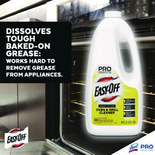 Professional EASY-OFF Ready-to-Use Oven and Grill Cleaner, Liquid, 2 qt Bottle, 6/Carton (80689CT)