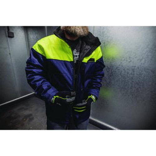 ergodyne N-Ferno 6476 Insulated Freezer Jacket, Medium, Navy (41253)