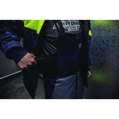 ergodyne N-Ferno 6477 Insulated Cooler Bib Overall, 2X-Large, Navy (41266)