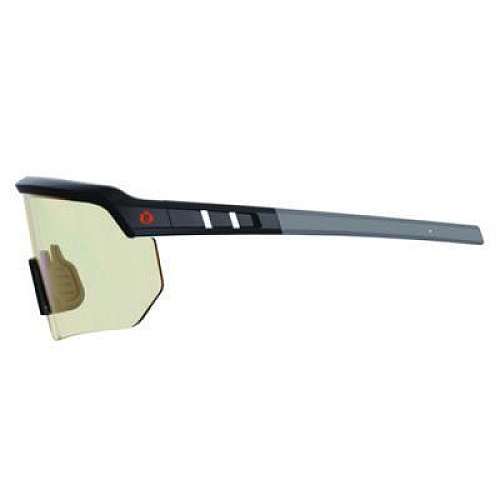 ergodyne Skullerz AEGIR Safety Glasses, Matte Black Half Frame, Clear Single I/O Lens (55003)