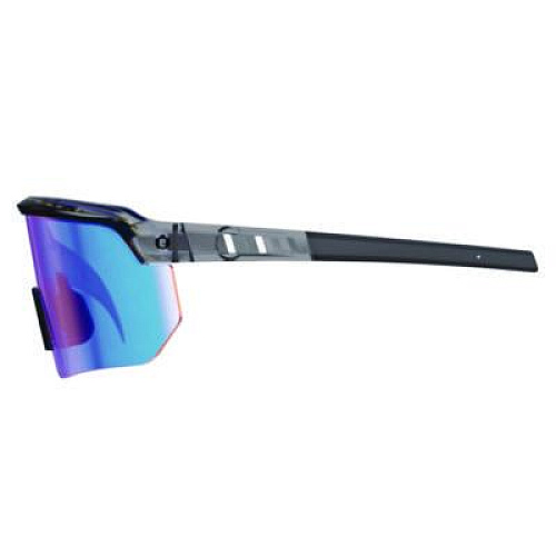 ergodyne Skullerz AEGIR Safety Glasses, Clear Smoke Half Frame, Mirrored Blue Single Lens (55011)