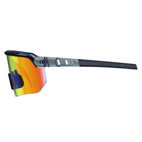 ergodyne Skullerz AEGIR Safety Glasses, Clear Smoke Half Frame, Mirrored Orange Single Lens (55013)
