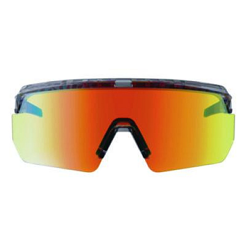 ergodyne Skullerz AEGIR Anti-Scratch Enhanced Anti-Fog Safety Glasses, Clear Smoke Half Frame, Mirrored Orange Single Lens (55014)