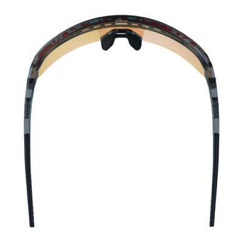 ergodyne Skullerz AEGIR Anti-Scratch Enhanced Anti-Fog Safety Glasses, Clear Smoke Half Frame, Mirrored Orange Single Lens (55014)