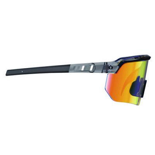 ergodyne Skullerz AEGIR Anti-Scratch Enhanced Anti-Fog Safety Glasses, Clear Smoke Half Frame, Mirrored Orange Single Lens (55014)