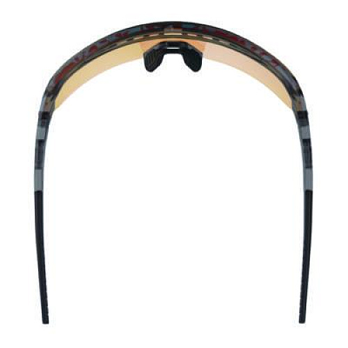 ergodyne Skullerz AEGIR Safety Glasses, Clear Smoke Half Frame, Mirrored Orange Single Lens (55013)