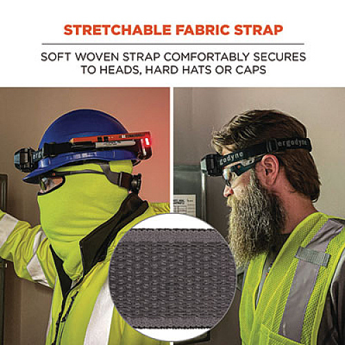 ergodyne Skullerz 8980 Headband Light Mount with Fabric Strap (60292)
