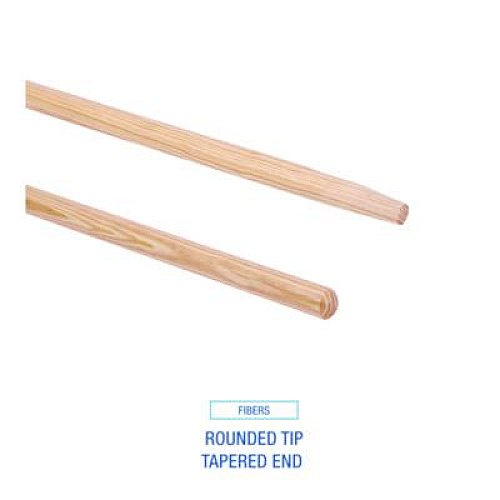 Boardwalk Tapered End Broom Handle, Lacquered Wood, 1.13" dia x 54", Natural (124)