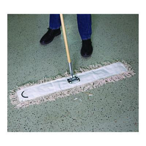 Boardwalk Industrial Dust Mop Head, Cotton, 48 x 3, White (1048)
