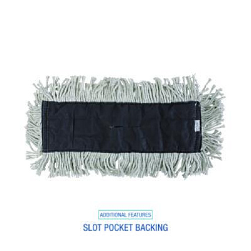 Boardwalk Disposable Dust Mop Head, Cotton, 18w x 5d (1618)