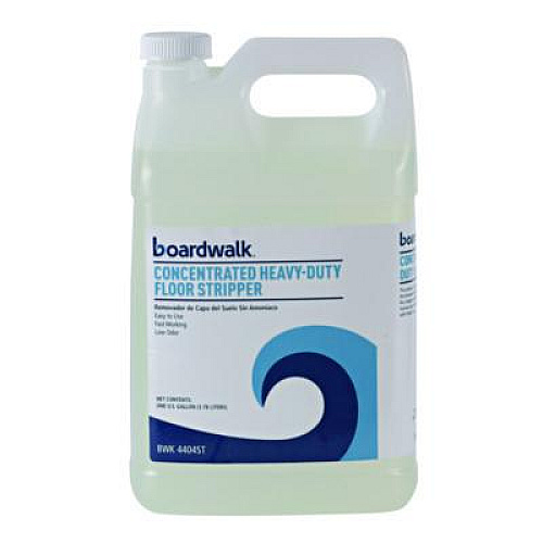 Boardwalk Concentrated Heavy-Duty Floor Stripper, Unscented, 1 gal Bottle, 4/Carton (4404ST)