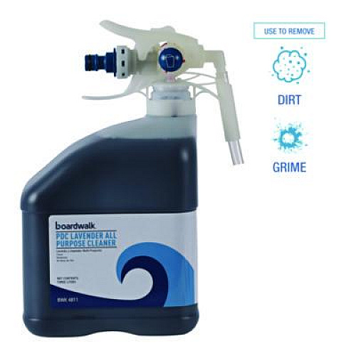 Boardwalk PDC All Purpose Cleaner, Lavender Scent, 3 L Bottle, 2/Carton (4811)