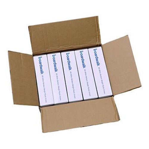 Boardwalk Mediumweight Polystyrene Cutlery, Knife, Plastic, White, 100/Box, 10 Boxes/Carton (KNIFEMWPSCT)