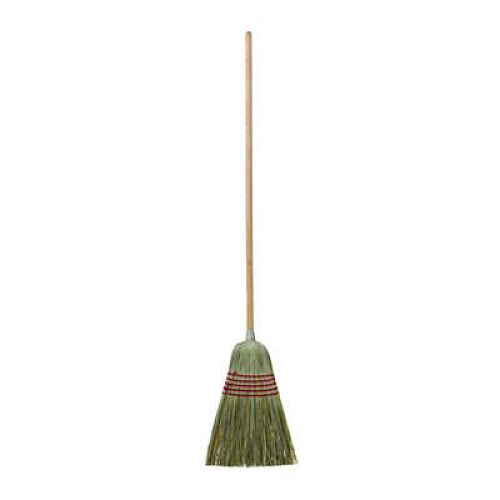 Boardwalk Corn/Fiber Brooms, Corn/Yucca Bristles, 53.5" Overall Length, Natural, 6/Carton (BR10004)