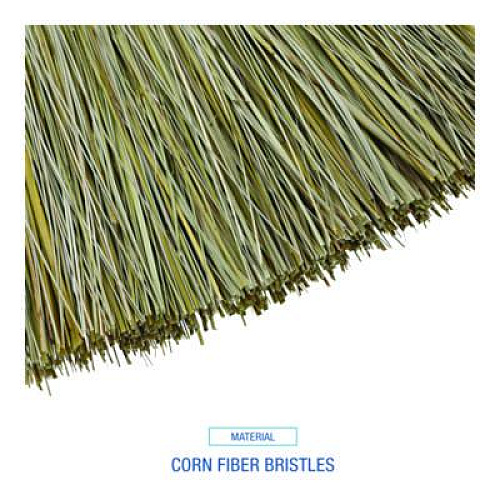 Boardwalk Corn/Fiber Brooms, Corn/Yucca Bristles, 53.5" Overall Length, Natural, 6/Carton (BR10004)