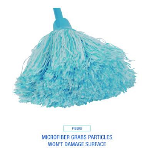 Boardwalk MicroFeather Mini Microfiber Duster, 11" Plastic Handle (MINIDUSTER)
