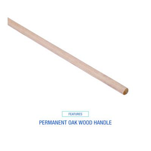 Boardwalk Cotton Deck Mop, #16 White Cotton Head, 50" Wood Handle, 12/Carton (CD50016S)