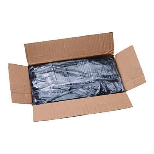 Boardwalk Heavyweight Polystyrene Cutlery, Fork, Plastic, Black, 1,000/Carton (FORKHWBLA)