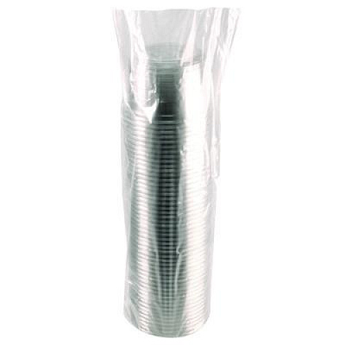 Fabri-Kal Recycleware Round Deli Container, 16 oz, 4.6" Diameter x 3" h, Clear, Plastic, 500/Carton (RD16)