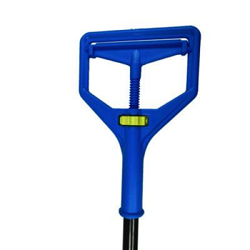 Impact Janitor Style Screw Clamp Mop Handle, 64", Blue (94)