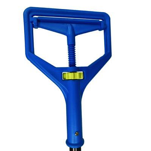 Impact Janitor Style Screw Clamp Mop Handle, 64", Blue (94)