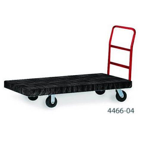 Rubbermaid Commercial Heavy-Duty Platform Truck Cart, 1,200 lb Capacity, 24 x 48 Platform, Black (443610BLA)