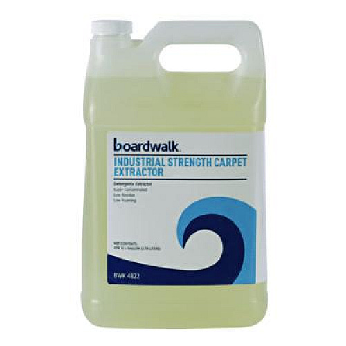 Boardwalk Industrial Strength Carpet Extractor, Clean Scent, 1 gal Bottle, 4/Carton (4822)