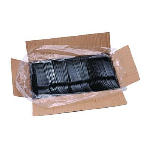 Boardwalk Heavyweight Polystyrene Cutlery, Fork, Plastic, Black, 1,000/Carton (FORKHWBLA)
