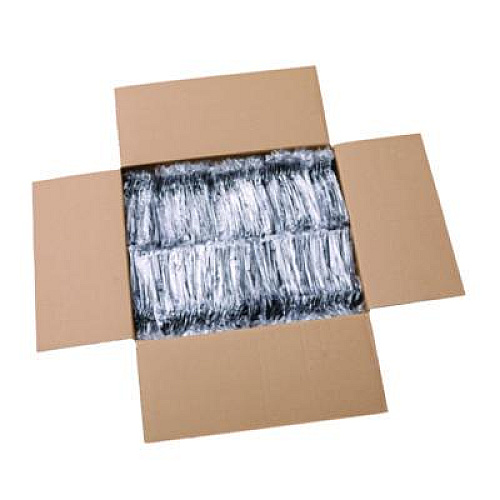 Boardwalk Heavyweight Wrapped Polystyrene Cutlery, Soup Spoon, Plastic, Black, 1,000/Carton (SSHWPSBIW)