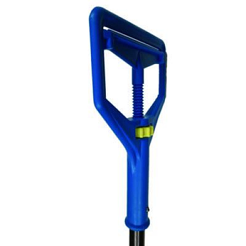 Impact Janitor Style Screw Clamp Mop Handle, 64", Blue (94)